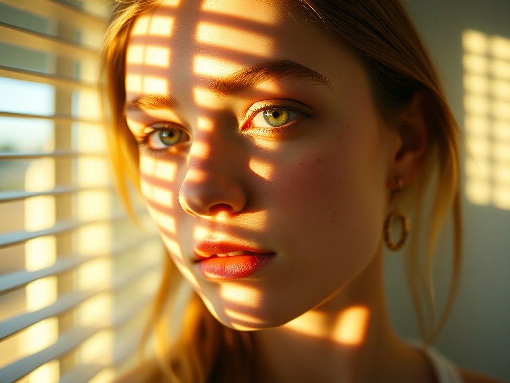 Photorealism AI Art - Professional portrait with cinematic lighting, dramatic shadows and rim light Photorealism style AI generated image: Professional portrait with cinematic lighting, dramatic shadows and rim light